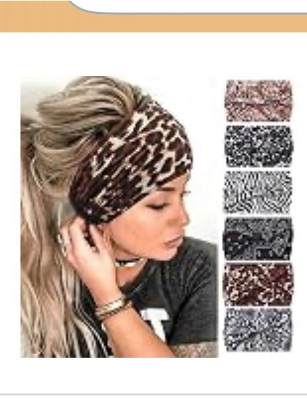 Set of 6 Wide Headbands